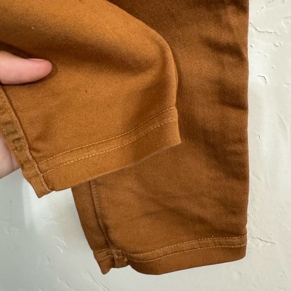 AMERICAN APPAREL HIGH WAISTED DISCO PANTS IN TAN DENIM sz SMALL - Picture 8 of 10